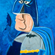 Illustration for article titled Picasso-Inspired Paintings Melt Familiar Superhero Faces